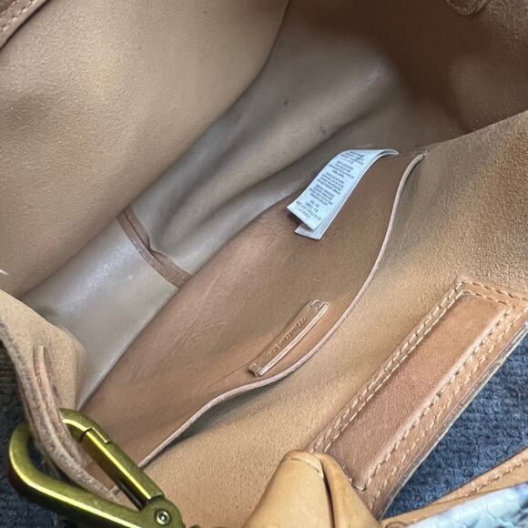 Madewell Sydney Crossbody Bag Snakeskin Embossed Leather Handle Removable Strap - Picture 4 of 16